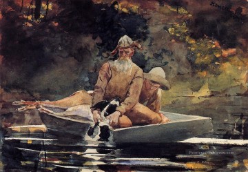  pittore - Après la chasse réalisme marine peintre Winslow Homer